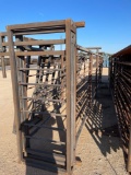 New 24' freestanding cattle alley with slide gate on each end