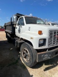 1991 GMC Topkick Dump Truck. V8 Gas.... 5 Speed Manual.... 161,XXX Miles VIN 12627 Title, $25 Fee