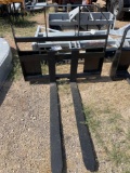 New Skid Steer Pallet Forks