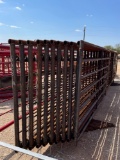 10 - 24' Freestanding Cattle Panels One with Gate TEN TIMES THE MONEY MUST TAKE ALL