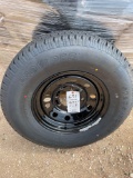 2-New Provider 235/80/16 10 Ply Tires on Black Steel Wheels TWO TIMES THE MONEY MUST TAKE ALL