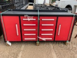 7' 10 Drawer Workbench with 2 Doors...