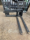 Unused Skid Steer Pallet Forks