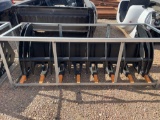 Unused 76'' Skid Steer Rake Grapple...