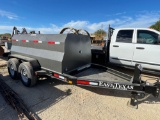 2021 East Texas 990 Gallon Fuel Trailer Unused VIN 24368 MSO, $25 Fee Plus Registration Fee OFFICE .