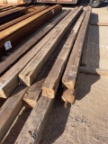 11 Pieces 16' and Longer. 5 1/2 x 5 1/2 Timbers ALL ONE MONEY...