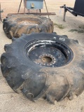 2 - 14.9 x 24 Tractor Tires TWO TIMES THE MONEY... MUST TAKE ALL