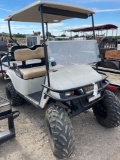 EZ Go Gas Powered Golf Cart with Fold Down Backseat