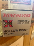 500 Rounds of 22 LR... 37 Grain Hollow Point... Sold by the lot