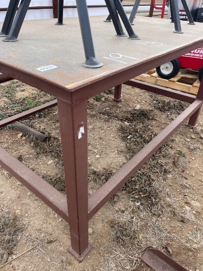 66'' x 40 1/2'' Steel Welding Table