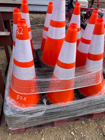 50 - Safety Cones 50 TIMES THE MONEY MUST TAKE ALL