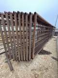 10 - 24' Freestanding Cattle Panels with One Gate TEN TIMES THE MONEY MUST TAKE ALL