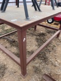 66'' x 40 1/2'' Steel Welding Table