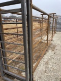 24' Freestanding Cattle Alley with 1 Sliding Gate