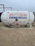 Propane Tank off of delivery truck -- fittings have been removed Not for LPG storage or transport