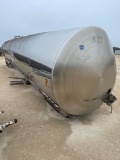 Aluminum Tanker Trailer tank - stainless steel **Wrecked no undercarriage no title