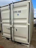 9' Storage Container with Walk-Through Door and Window