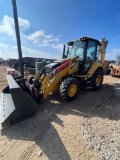 CAT 420 F2 IT 4WD Backhoe/Loader with Cab/Air/Heat Comes with Forks, Bucket, 12