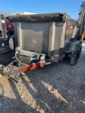 2022 Maxx-D 5'X10' Dump Trailer with 3' Sides VIN 85795 MSO, $25 Fee Plus Registration Fees OFFICE