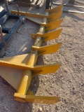 Unused 8' Dozer Rake with weld on brackets