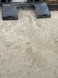 Open Skid Steer Attach Plate