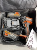 Ridgid 18V Impact Driver Kit with Charger & 2 Batteries