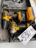 Dewalt 18V Cordless Impact & Drill with Charger & 1 Battery