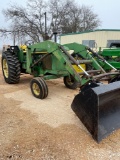 John Deere 4230 2WD Tractor with Front End Loader & Bucket 9084 HRS