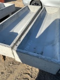 2 - 8' Tapered Concrete Troughs TWO TIMES THE MONEY MUST TAKE ALL