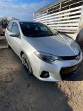 2014 Toyota Corolla Unknown Miles VIN 23028 Sheriff Seizure Papers, $25 Fee vehicle may or may not