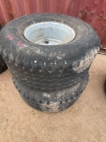 2 - Firestone 18 - 19.5 Tires on 6 Hole Wheels TWO TIMES THE MONEY MUST TAKE ALL