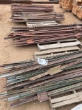Lot of 4 Pallets of Used T-Posts Seller Stated Approx. 225 total One money