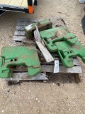 Lot of JD Tractor Weights