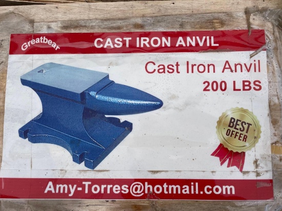 200 Lb. Cast Iron Anvil