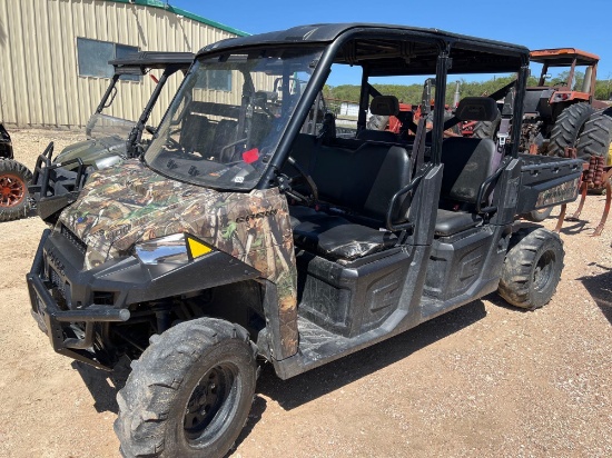 2015 Polaris Ranger Crew with Windshield VIN 54206 Title, $25 Fee