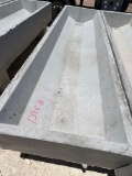 8' Concrete Feed Trough Sell one per lot