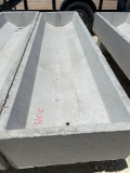 8' Concrete Feed Trough Sell one per lot