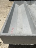 8' Concrete Feed Trough Sell one per lot