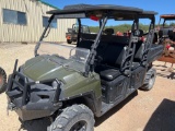 2011 Polaris Ranger Crew 800 EFI Hard Top, Gun Rack, LED Light Bar, Winch, Windshield 3920 Miles VIN