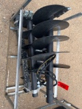 Unused JCT Auger for Skid Steer with two bits