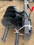 Unused JCT Auger for Skid Steer with 2 Bits