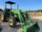 John Deere 5525 4WD Tractor with 542 Loader 1880 HRS Orops with Canopy Comes with Hay Spear & Bucket