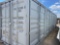 One Trip 40' Shipping Container with 4 Sets of Double Doors on Side and One Set of Doors on the End