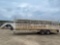 6' X 24' Tarp Top Stock Trailer 8/8/8 Cuts Wood Floor VIN 62446 Lic. Rec., $25 Fee