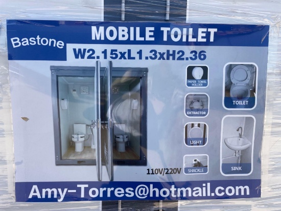 Unused Portable Dual Restroom