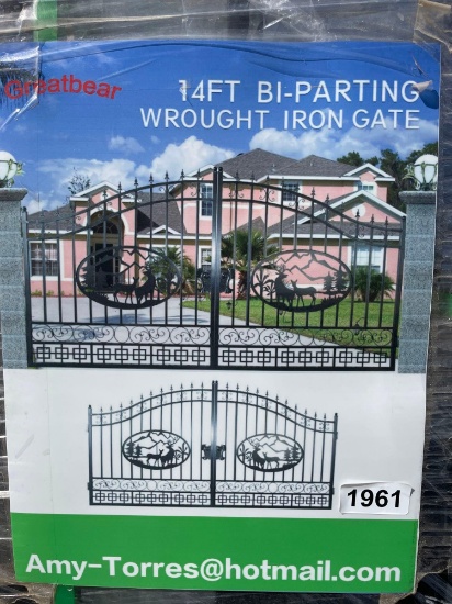 New 14' Bi-parting Decorative Gates Each Lot Comes with 2-7' Gates