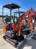 New Stag SE12 Plus Mini Excavator with 2 Buckets and Thumb 5.1 HRS Kubota diesel power