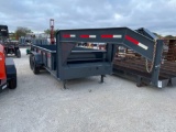 2022 X-Star 82'' X 14' Gooseneck Dump Trailer 24'' Sides Tandem Axle VIN 39149 MSO, $25 Fee Plus