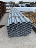 1276' of 5'' OD x 22' OAL Galvanized Perforated Sleeve Together Pipe 58 Pieces 1276 TIMES THE MONEY