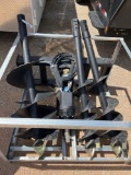 Unused Auger for Skid Steer with 3 Bits